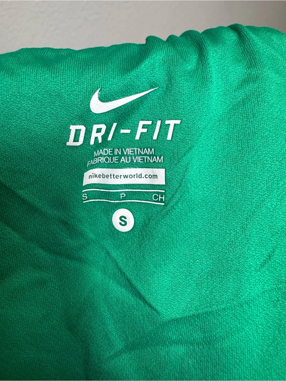 Nike Women's Green Patterned Running Athletic Shorts w/ Built-In Briefs size S